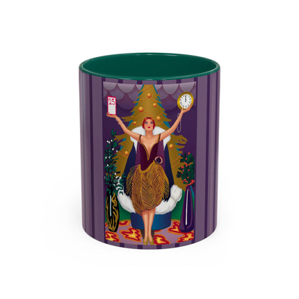 Countdown to Christmas Elegance Colorful Mugs (11oz, 15oz)