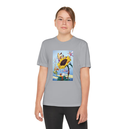 Sunflower Fairies by Margaret Tarrant Youth Competitor Tee – Golden Garden Magic & Storybook Wonder