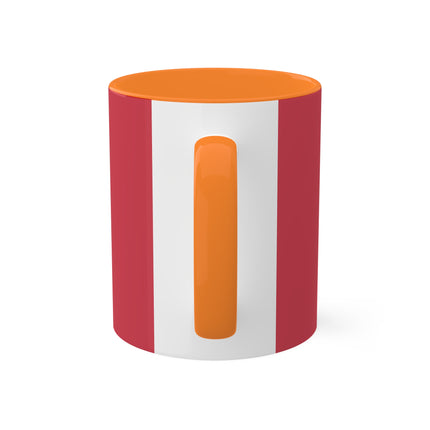 Wood for the Plum Tree by Tsukioka Yoshitoshi Colorful Mugs, 11oz