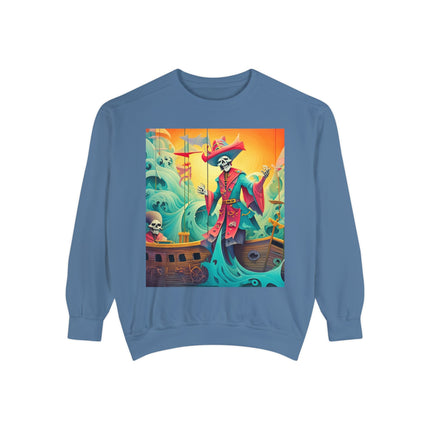 Skeleton Crew of the Misty Seas Unisex Garment-Dyed Sweatshirt