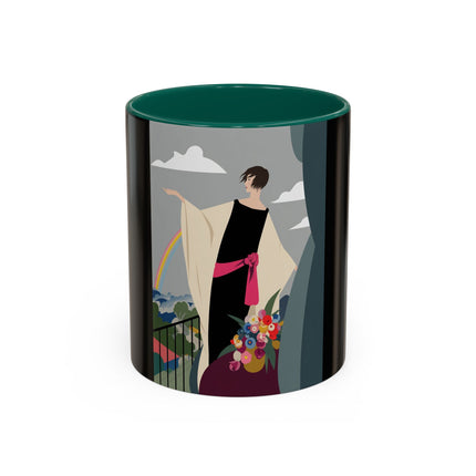 Rainbow Reverie Colorful Mugs – Elegant Renewal & Serene Beauty