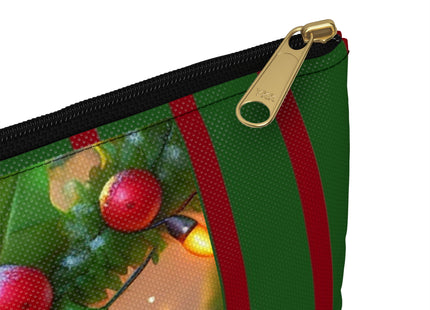 Naughty or Nice Kitten Christmas Accessory Pouch