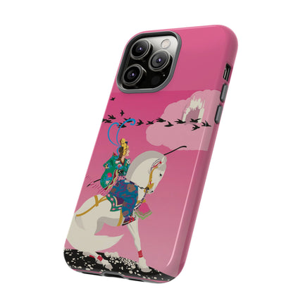 Samurai Princess on the White Steed Phone Case – Epic Grace & Mythic Power