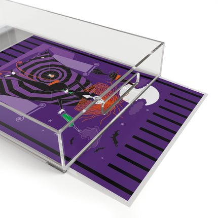 Mystic Elegance Acrylic Serving Tray