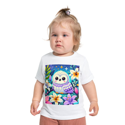 Enchanted Baby Owl Baby T-Shirt – A Gentle Nighttime Dream
