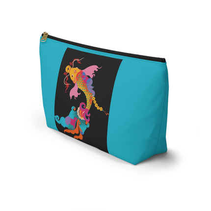 Golden Koi Cosmetic Bag – Lucky Swim & Vibrant Fortune