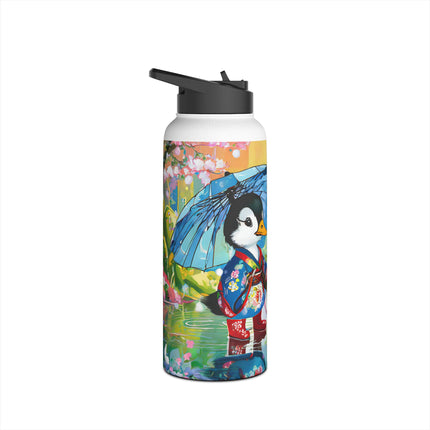 Rainy Day Ducks Stainless Steel Water Bottle