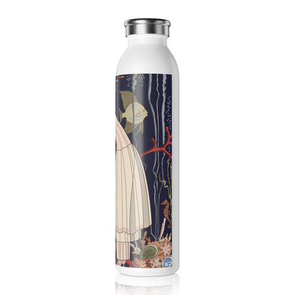 The Dazzling Little Fish by George Barbier Slim Water Bottle