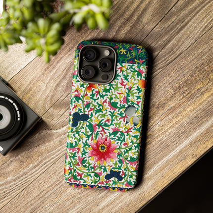Colorful Floral Pattern by Owen Jones Phone Cases
