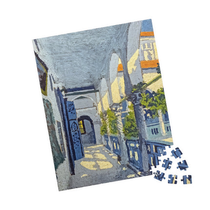 Gallery of a Moroccan Riad by George Gaudion Puzzle (110, 252, 500-piece)