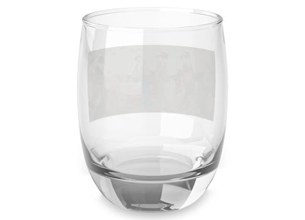 Drying and Stretching Cloth by Kitagawa Utamaro Whiskey Glass