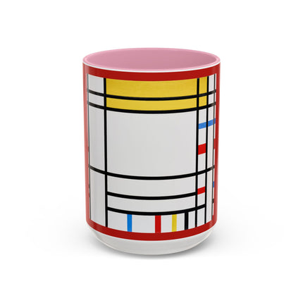 Place de la Concorde by Piet Mondrian Colorful Mugs (11oz, 15oz)