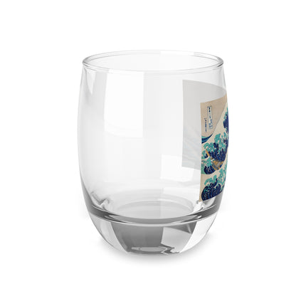The Great Wave off Kanagawa by Katsushika Hokusai Whiskey Glass