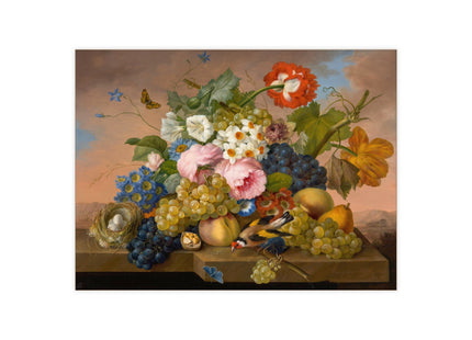 Floral Still Life by Franz Xaver Ceramic Tile