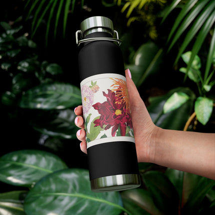 Dahlia by Tanigami Kônan Copper Vacuum Insulated Bottle, 22oz