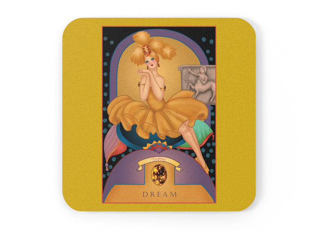 Scorpio Zodiac Design – November & Topaz | Cork Back Coaster