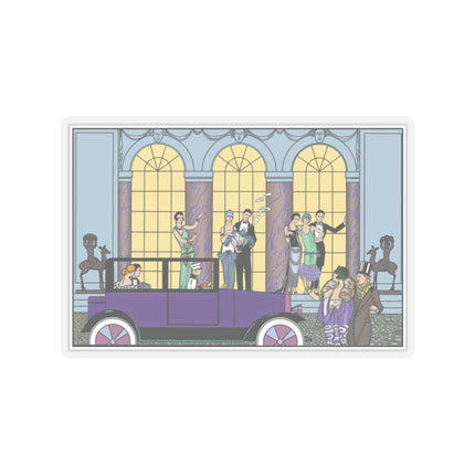 Au Revoir by George Barbier Kiss-Cut Stickers (4 Sizes)