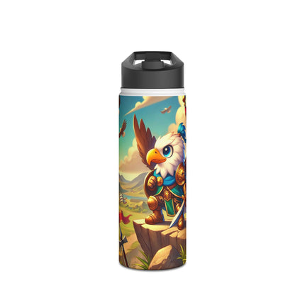 Watchful Guardian Stainless Steel Water Bottle, Standard Lid