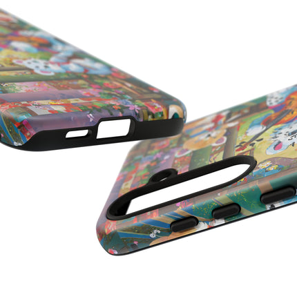 Melodies of the Snow Lion Cub Phone Cases