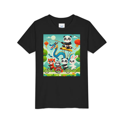 Rolling Along Together Youth Short Sleeve Tee