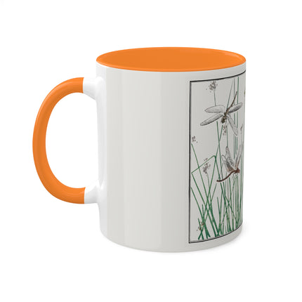 Dragonflies by Morimoto Toko Colorful Mugs, 11oz