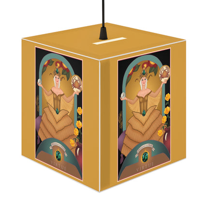 June & Pearl, Alexandrite Zodiac Light Cube Lamp