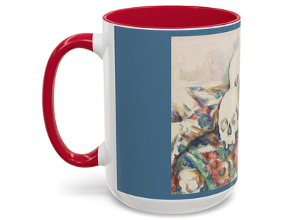 The Three Skulls by Paul Cézanne Colorful Mugs (11oz, 15oz)