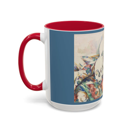 The Three Skulls by Paul Cézanne Colorful Mugs (11oz, 15oz)