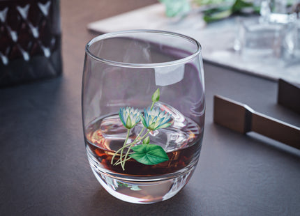 Egyptian Lotus Flower by Pierre-Joseph Redouté Whiskey Glass