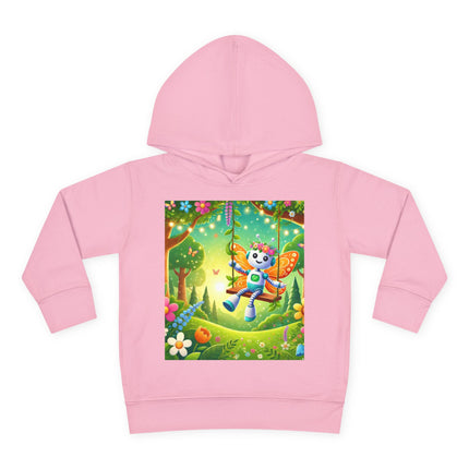Robot Fairy Toddler Pullover Fleece Hoodie