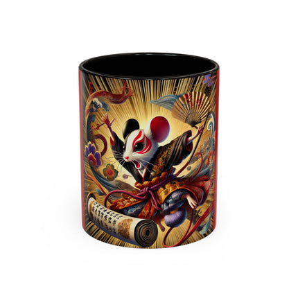Theatrical Mouse on a Mission Colorful Mugs (11oz, 15oz)