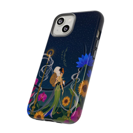 🌙🕯️ The Lady Of The Midnight Garden Phone Case – Art Deco Nocturne