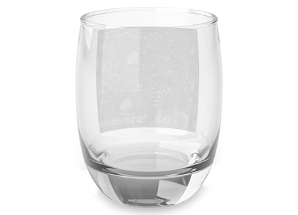 Whimsical Christmas Tea Party Whiskey Glass