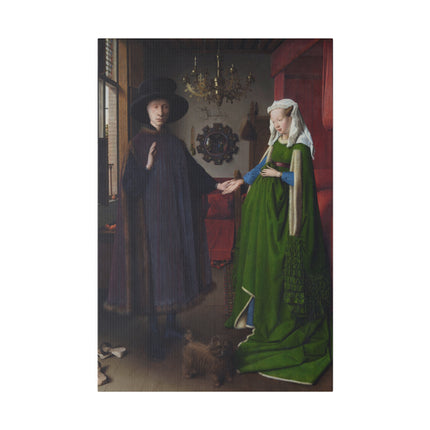 Arnolfini Portrait by Jan Van Eyck Matte Canvas, Stretched, 0.75"