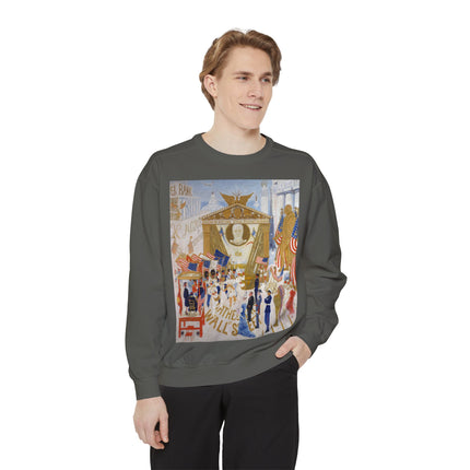 The Cathedrals of Wall Street Unisex Garment-Dyed Sweatshirt