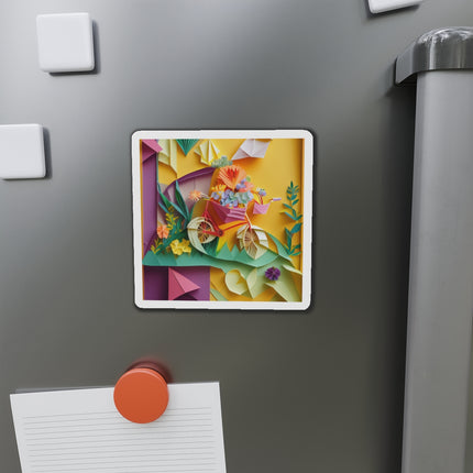 Origami Bicycle Die-Cut Magnets (5 Sizes)
