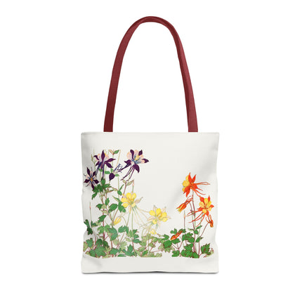 Aquilegia Flower by Tanigami Kônan Tote Bag (AOP)