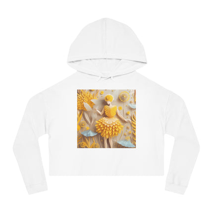 Dandelion Fairy Women’s Cropped Hooded Sweatshirt