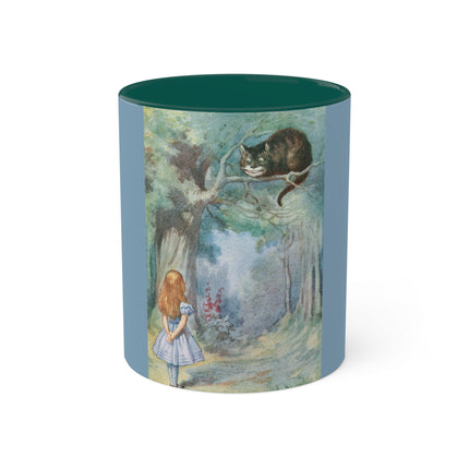 “I growl when I’m pleased, and wag my tail when I’m angry” by Sir John Tenniel Colorful Mugs, 11oz