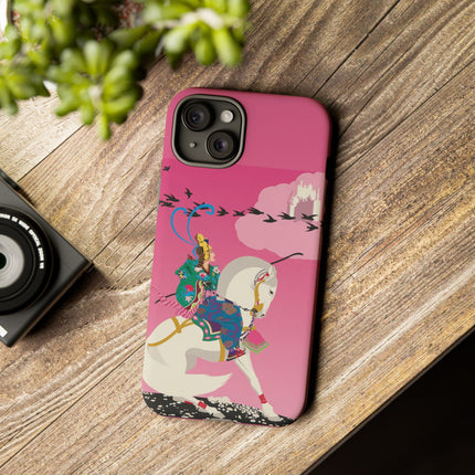 Samurai Princess on the White Steed Phone Case – Epic Grace & Mythic Power