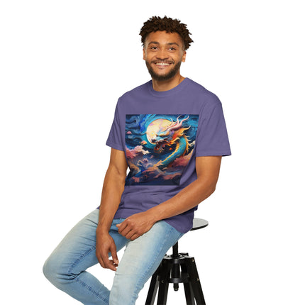 A Dragon's Ascent Unisex Garment-Dyed T-shirt