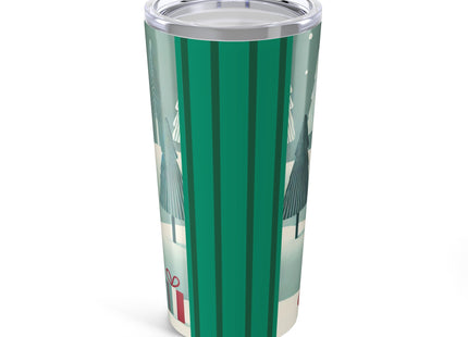 Candy Cane Timekeeper Bunny Tumbler 20oz