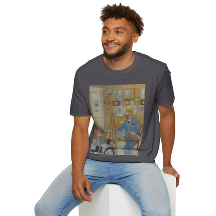 The Skeleton Painter by James Ensor Softstyle T-Shirt