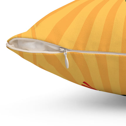 The Bewitching Ride Spun Polyester Square Pillow