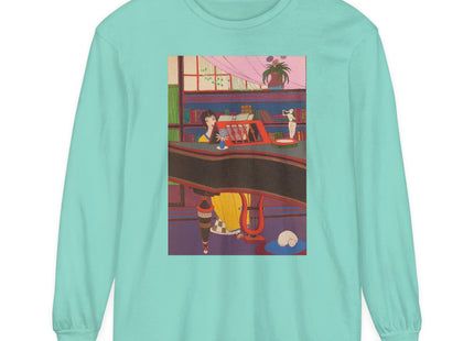 La Musique by Charles Martin Garment-dyed Long Sleeve T-Shirt