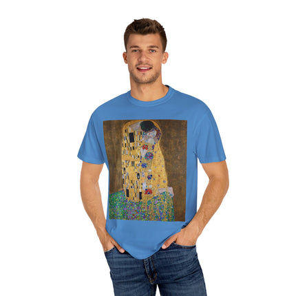 The Kiss by Gustav Klimt Unisex Garment-Dyed T-shirt