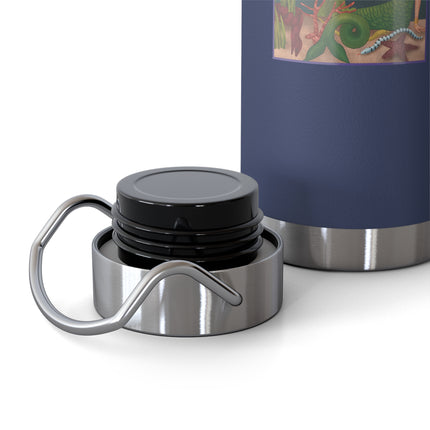 Three Mermaids with Strings of Pearls by Carlo Chiostri Copper Vacuum Insulated Bottle, 22oz