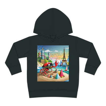 Crab Architect Toddler Pullover Fleece Hoodie
