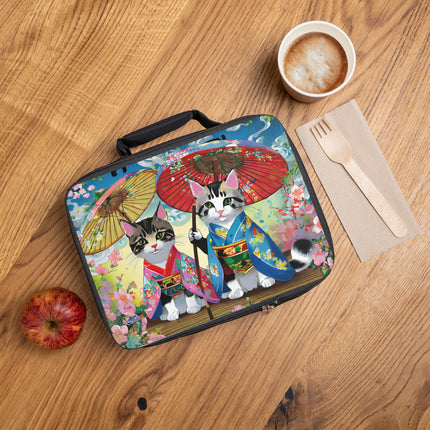 Kimono Kitties Lunch Bag