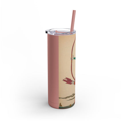 L'Arc Rouge by George Barbier Skinny Matte Tumbler, 20oz